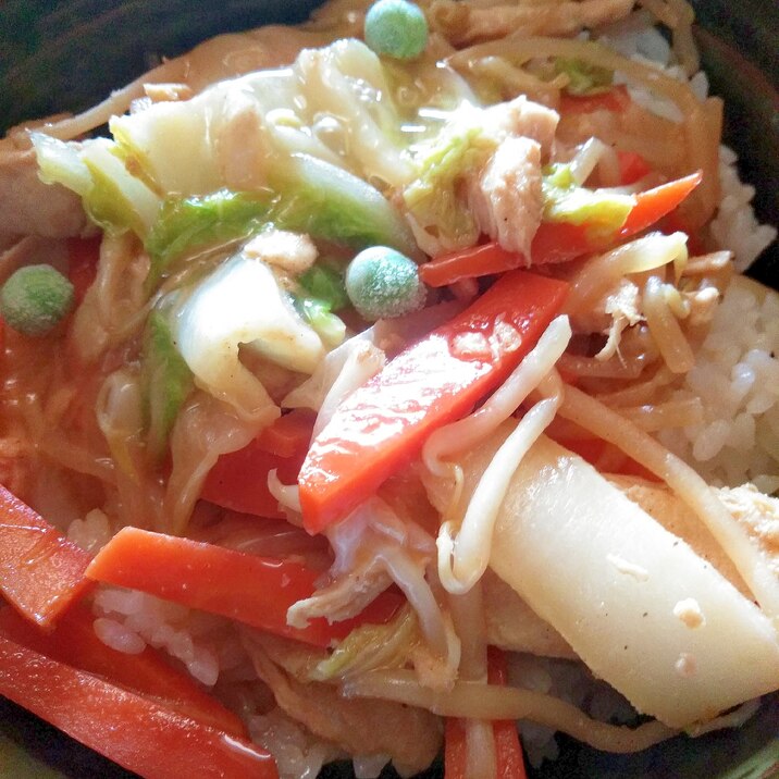 野菜炒めリメイク レンチン卵丼 レシピ 作り方 By 田舎のばあさん 楽天レシピ 野菜炒めリメイク レンチン卵丼 レシピ 作り方 By 田舎のばあさん 楽天レシピ